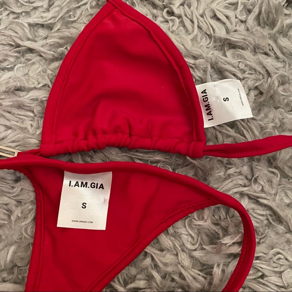 I.am.gia red Ava bikini size small - Picture 3 of 6